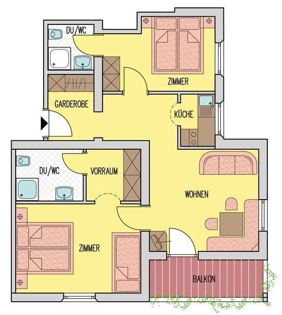 hotel darrehof grundriss ringelblume