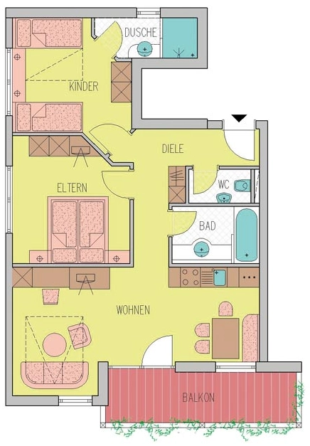 hotel darrehof grundriss thymian
