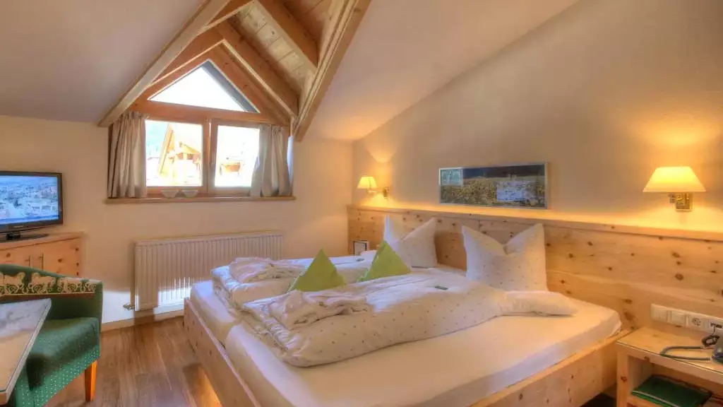 Unsere Doppelzimmer Bergblick im Naturhotel Darrehof