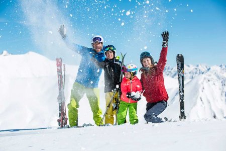 Familienwinter Skifahren | © TVB Serfaus-Fiss-Ladis – Daniel Zangerl