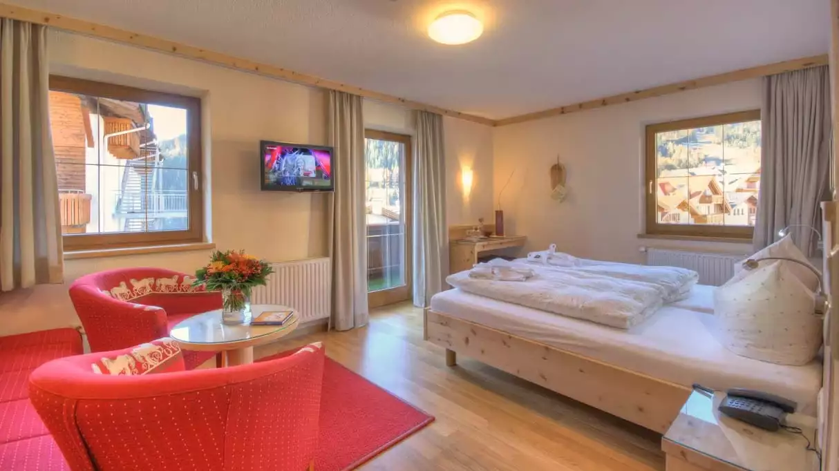 Unsere Doppelzimmer Bergblick im Naturhotel Darrehof